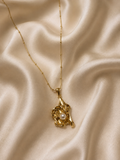 Sculptural Pearl Pendant Necklace