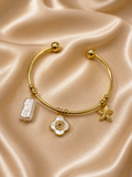 Marina Pearl Charm Bracelet