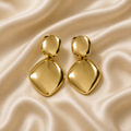 Monaco Sculpted Geometric Drop Earrings
