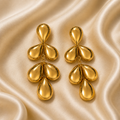 Liora Liquid Petal Chandelier Earrings