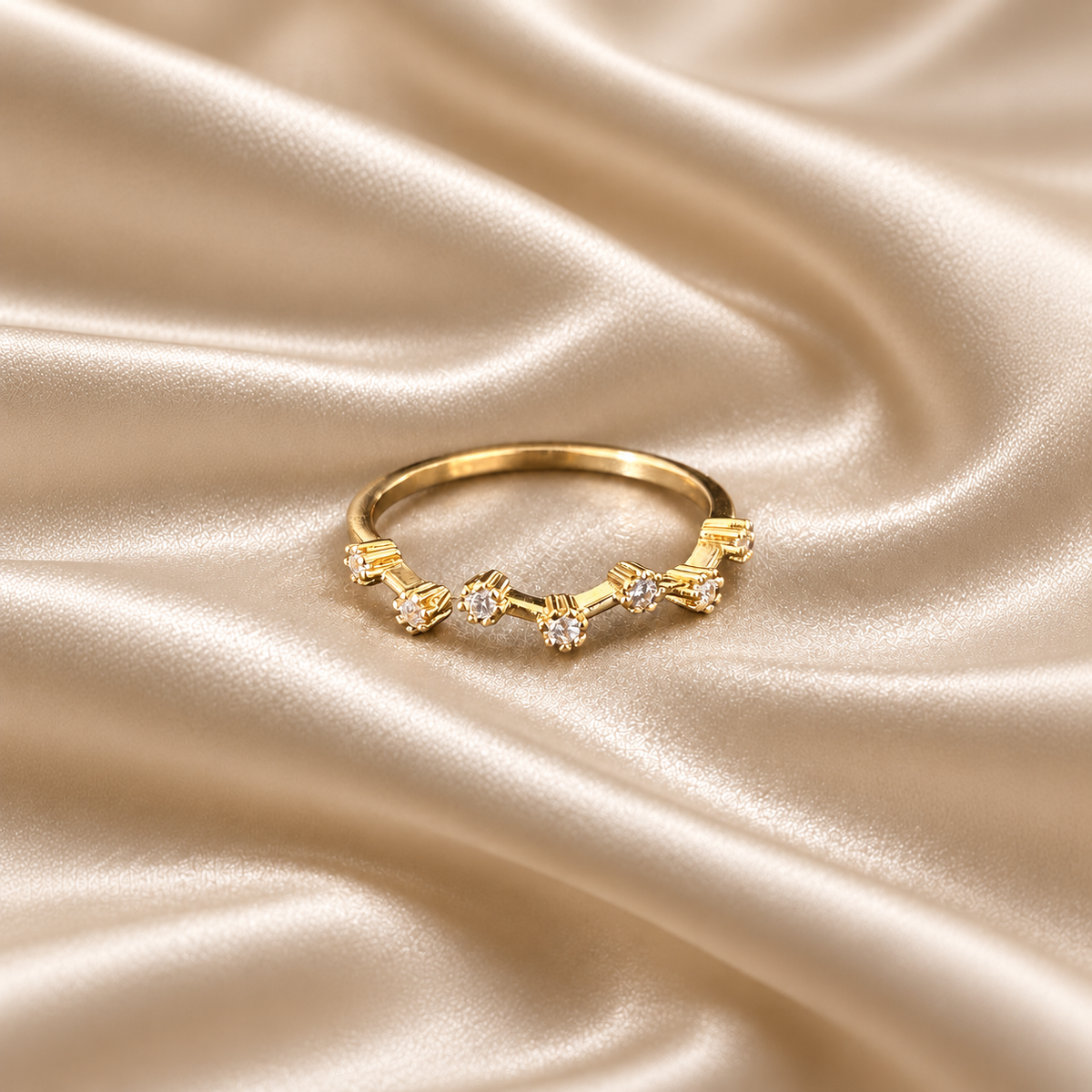 Nova Five-Stone Crystal Ring