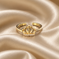 Majesty Crystal Crown Ring